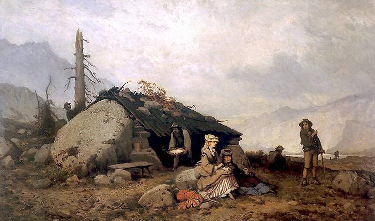 Aleksander Kotsis Trip to Tatra Mountains oil painting image